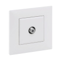Legrand - TV-pistikupesa NILOE STEP raamiga, valge