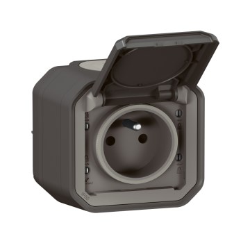 Legrand - Välipistikupesa PLEXO 250V IP55 antratsiit