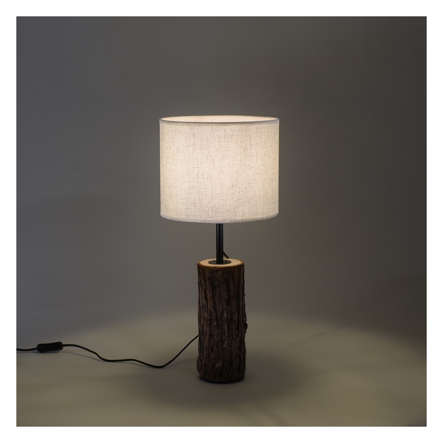Leuchten Direkt 11233-79 - Laualamp BARK 1xE27/40W/230V puit