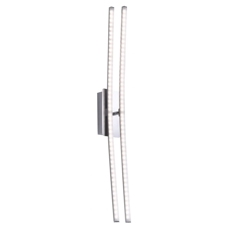 Leuchten Direkt 11272-55 - LED Pinnale kinnitatav lühter SIMON 2xLED/8W/230V matt kroom