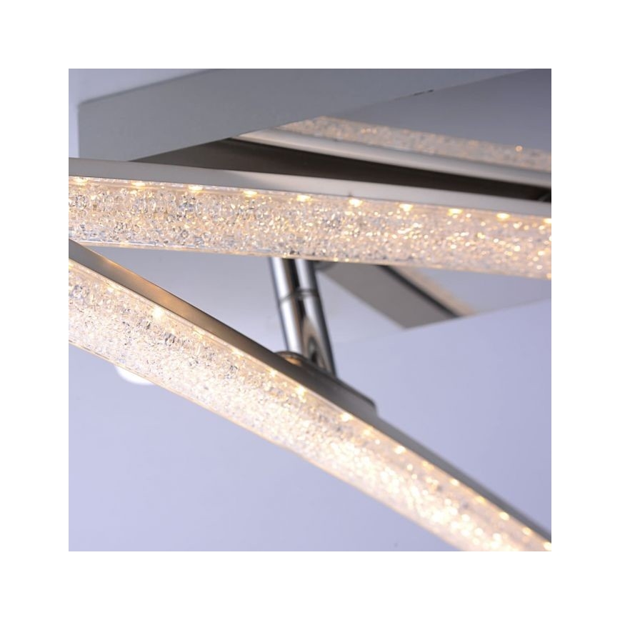 Leuchten Direkt 11290-17 - LED Pinnale kinnitatav lühter SIMON 2xLED/5W/230V läikiv kroom