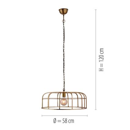 Leuchten Direkt 11493-60 - Lühter AMIR 1xE27/25W/230V