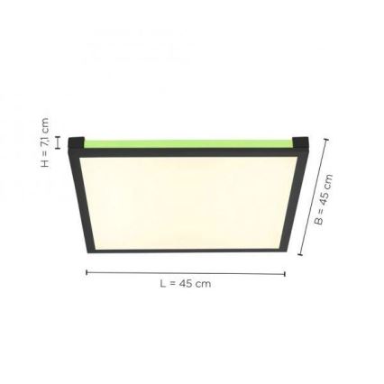 Leuchten Direkt 11621-18 - LED RGB Hämardatav valgusti MARIO LED/24W/230V 2700-5000K + pult