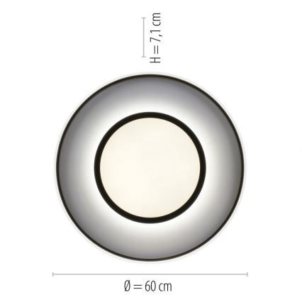 Leuchten Direkt 11627-18 - LED RGB Hämardatav valgusti ARENDA LED/31W/230V 2700-5000K + pult