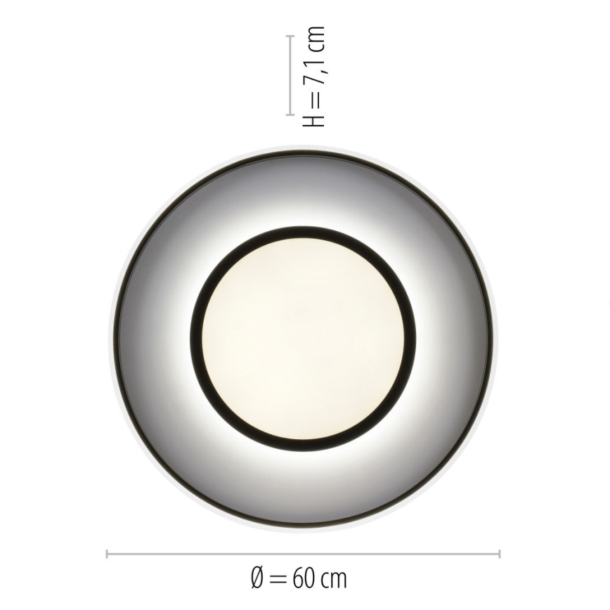 Leuchten Direkt 11627-18 - LED RGB Hämardatav valgusti ARENDA LED/31W/230V 2700-5000K + pult