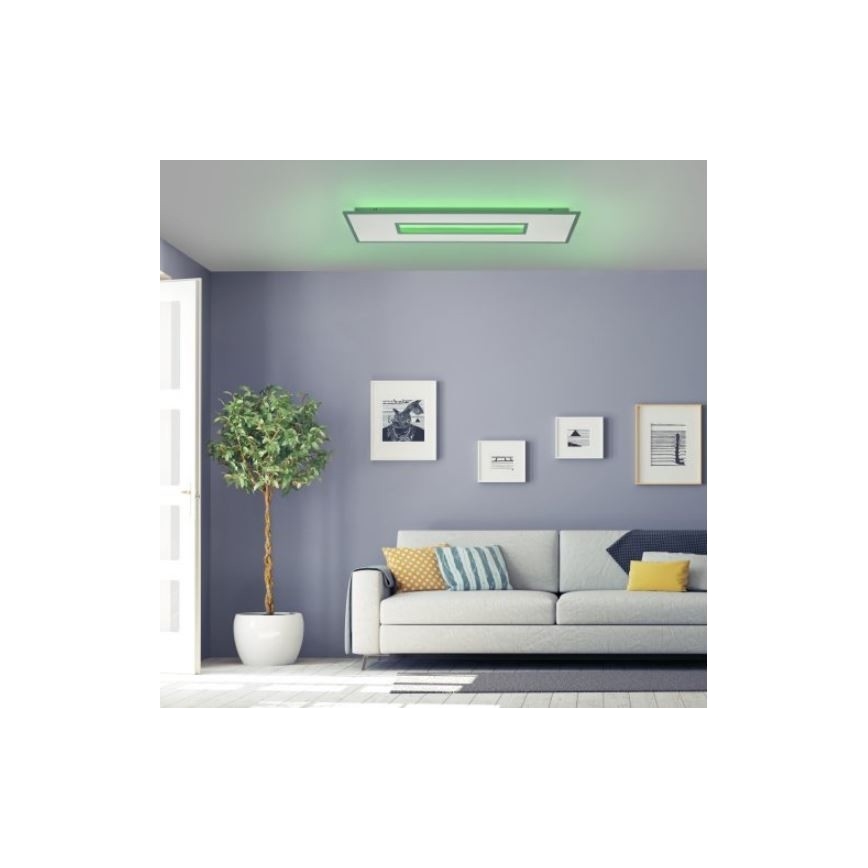 Leuchten Direkt 11646-16 - LED RGB Hämardatav laevalgusti RECESS 1xLED/41W/230V + 1xLED/7,5W + Pult