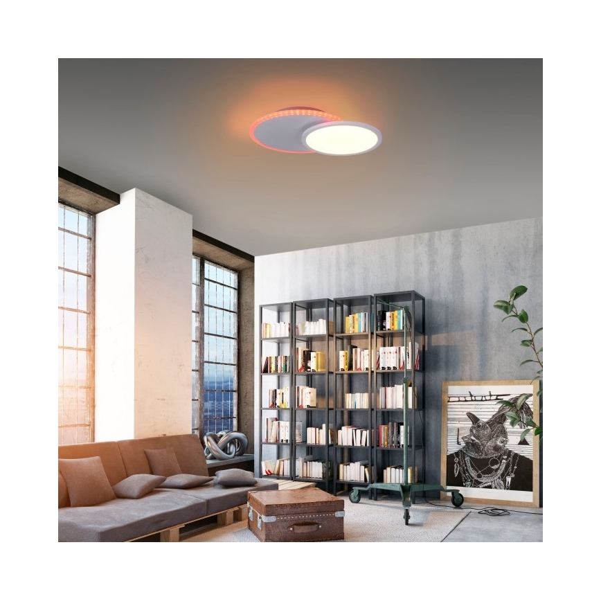 Leuchten Direkt 11662-16 - RGB LED Hämardatav laevalgusti ARENDA LED/21W/230V + kaugjuhtimispult