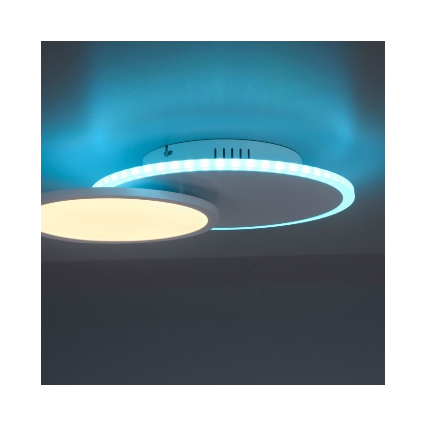 Leuchten Direkt 11662-16 - RGB LED Hämardatav laevalgusti ARENDA LED/21W/230V + kaugjuhtimispult