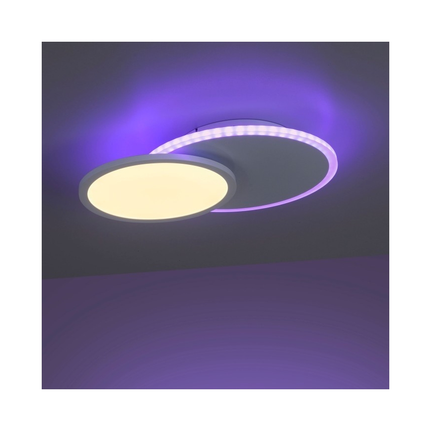 Leuchten Direkt 11662-16 - RGB LED Hämardatav laevalgusti ARENDA LED/21W/230V + kaugjuhtimispult