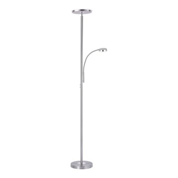 Leuchten Direkt 11709-55 - LED Hämardatav põrandalamp HANS LED/22W/230V + LED/4W