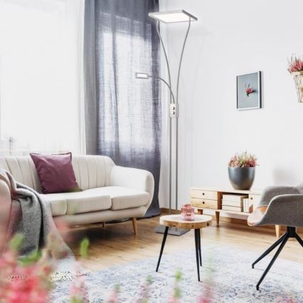 Leuchten Direkt 11722-55 - Hämardatav LED-valgusti MARIAN LED/33,5W/230V + LED/3,6W