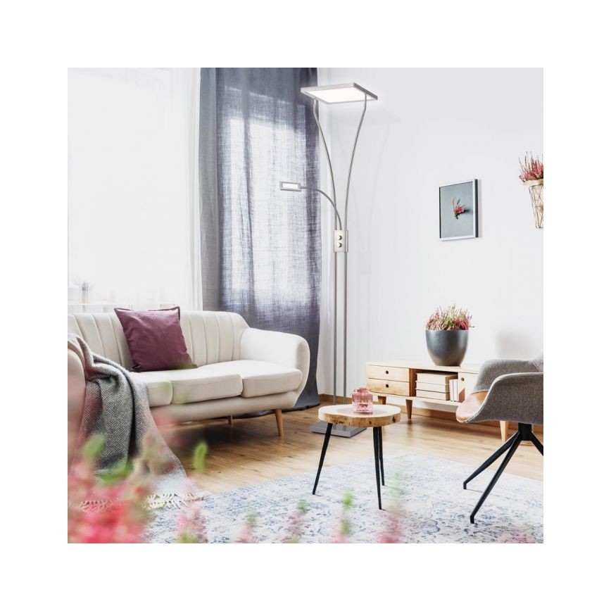 Leuchten Direkt 11722-55 - Hämardatav LED-valgusti MARIAN LED/33,5W/230V + LED/3,6W