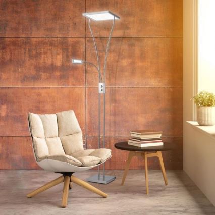 Leuchten Direkt 11722-55 - Hämardatav LED-valgusti MARIAN LED/33,5W/230V + LED/3,6W