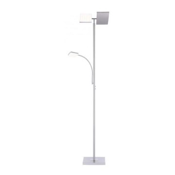 Leuchten Direkt 11725-55 -LED Hämardatav põrandalamp RUBEN 2xLED/11W/230V + LED/4W