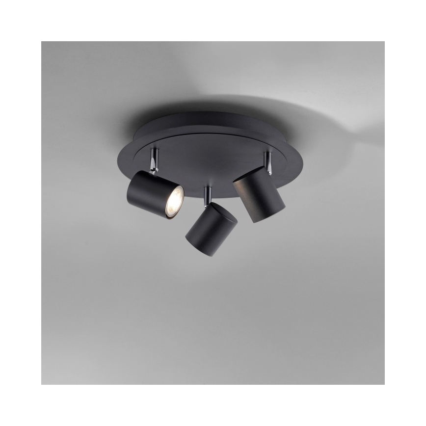 Leuchten Direkt 11943-13 - LED Kohtvalgusti TARIK 3xGU10/5W/230V antratsiit