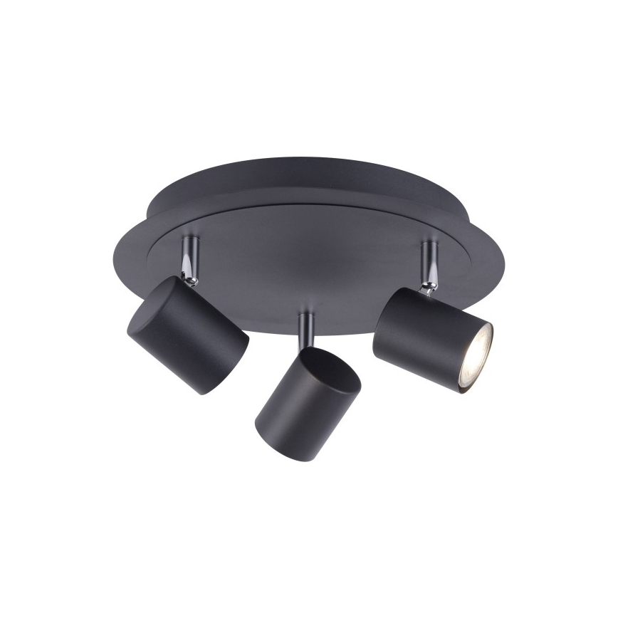 Leuchten Direkt 11943-13 - LED Kohtvalgusti TARIK 3xGU10/5W/230V antratsiit