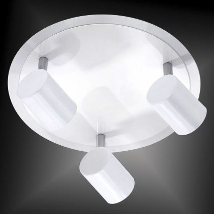 Leuchten Direkt 11943-16 - LED Kohtvalgusti TARIK 3xGU10/5W/230V valge