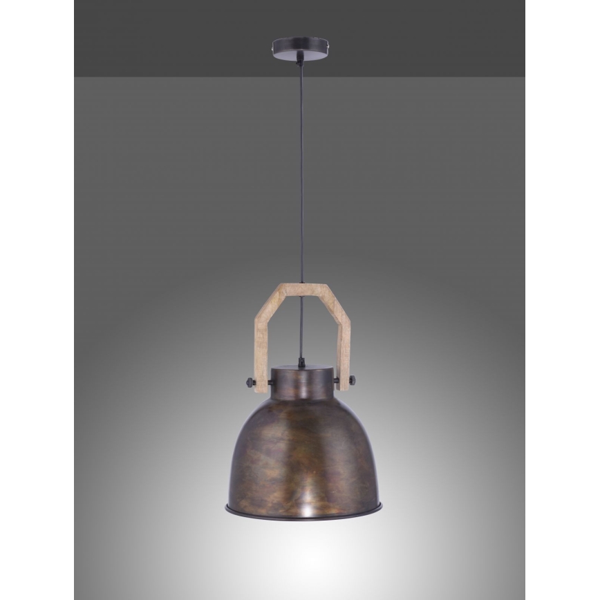 Leuchten Direkt 11986-18 - Lühter SAMIA 1xE27/40W/230V mango