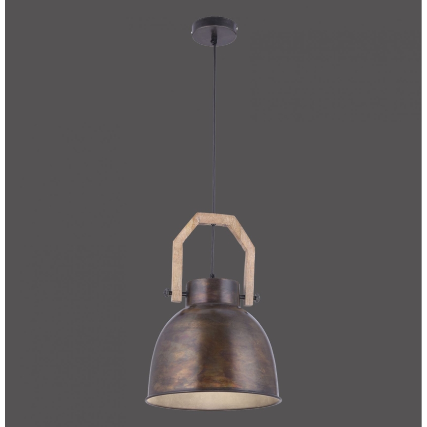 Leuchten Direkt 11986-18 - Lühter SAMIA 1xE27/40W/230V mango