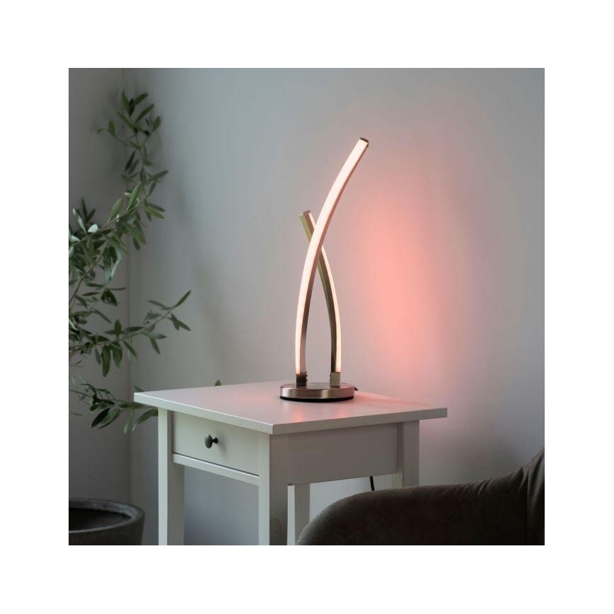Leuchten Direkt 11991-55 - LED RGB Hämardatav laualamp SWING LED/9,5W/230V 2700-5000K + pult