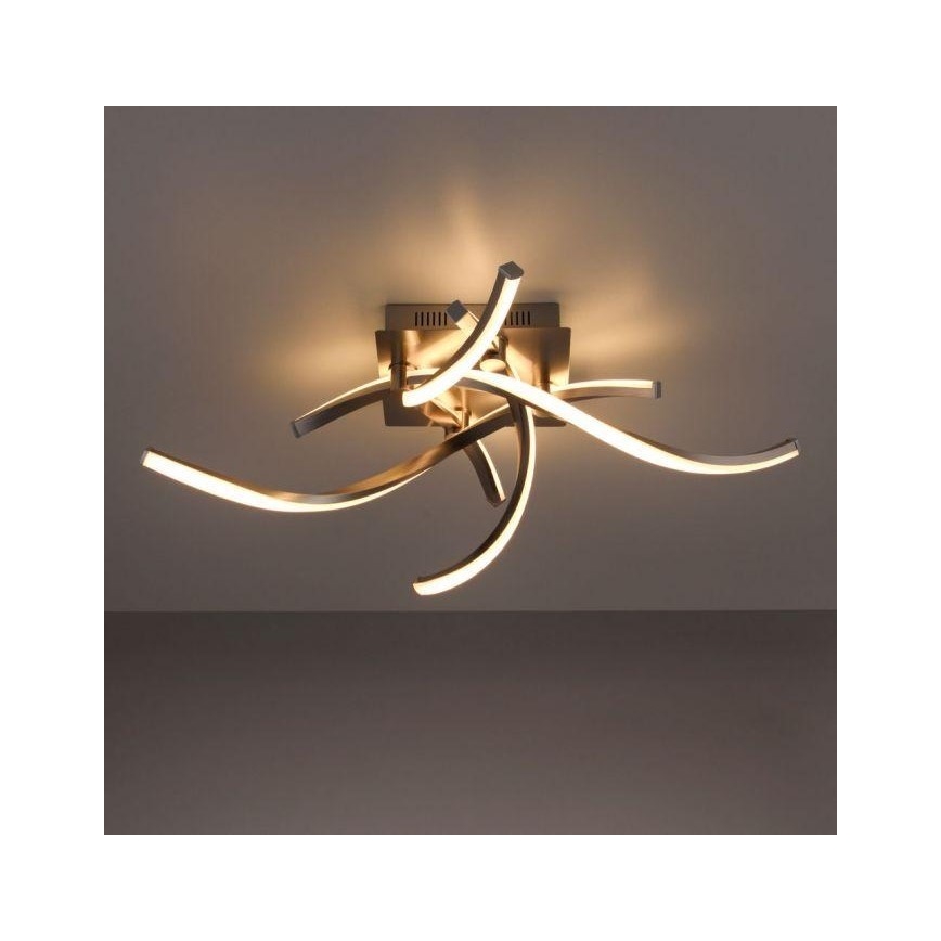 Leuchten Direkt 11995-55 - LED RGB Hämardatav pinnale kinnitatav lühter SWING LED/24,4W/230V 2700-5000K + pult