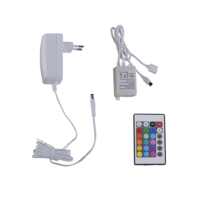 Leuchten Direkt 1210-70-BH-LED RGB Hämardatav riba TEANIA 3m 16,2W/12/230V + pult