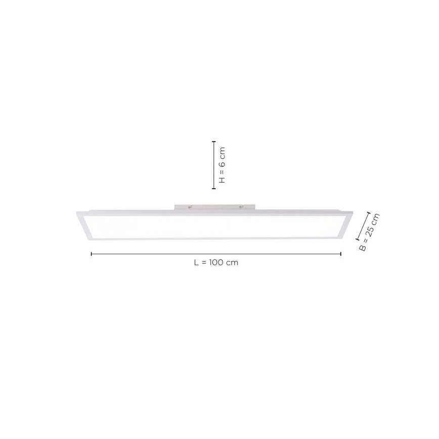 Leuchten Direkt 12204-16 - LED Pinnale kinnitatav paneel FLAT LED/24W/230V