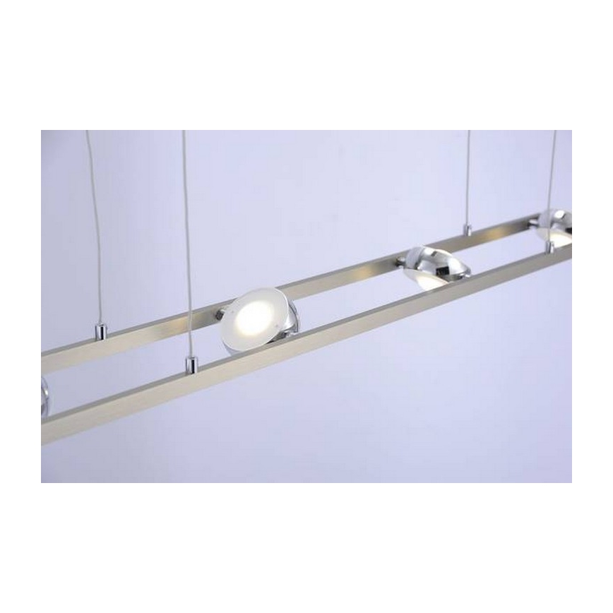 Leuchten Direkt 12470-55 - LED RGB Hämardatav lühter OPTI 8xLED/3W/230V+Pult