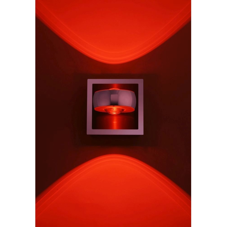 Leuchten Direkt 12471-55 -LED RGBW Hämardatav kohtvalgusti seinale OPTI LED/6W/230V 2700-5000K + pult