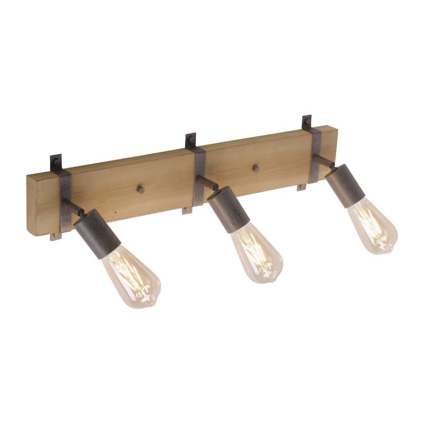 Leuchten Direkt 13473-79 - Kohtvalgusti seinale SLAT 3xE27/40W/230V