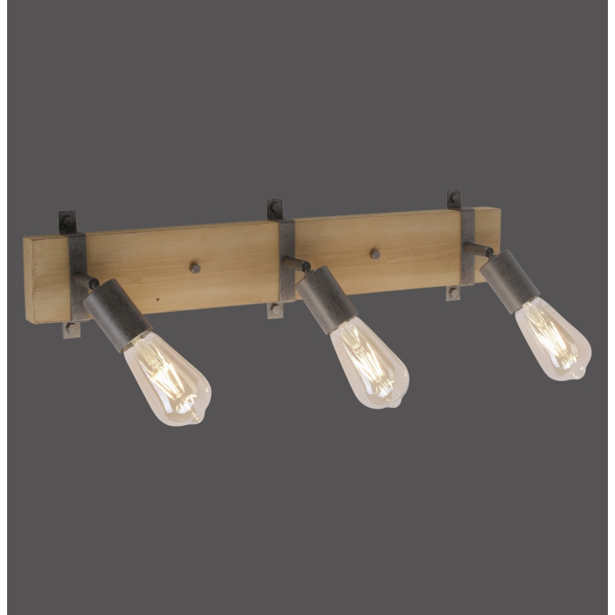 Leuchten Direkt 13473-79 - Kohtvalgusti seinale SLAT 3xE27/40W/230V