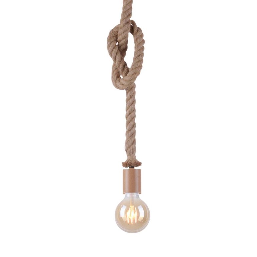Leuchten Direkt 13572-79 - Lühter DIY 1xE27/10W/230V pruun