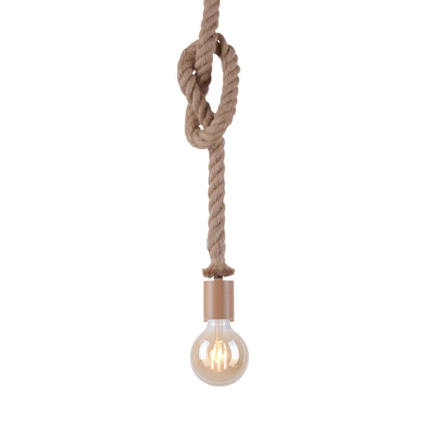 Leuchten Direkt 13572-79 - Lühter DIY 1xE27/10W/230V pruun