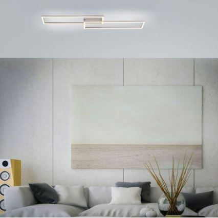 Leuchten Direkt 14023-55 - LED Hämardatav pinnale kinnitatav lühter IVEN 2xLED/15,1W/230V