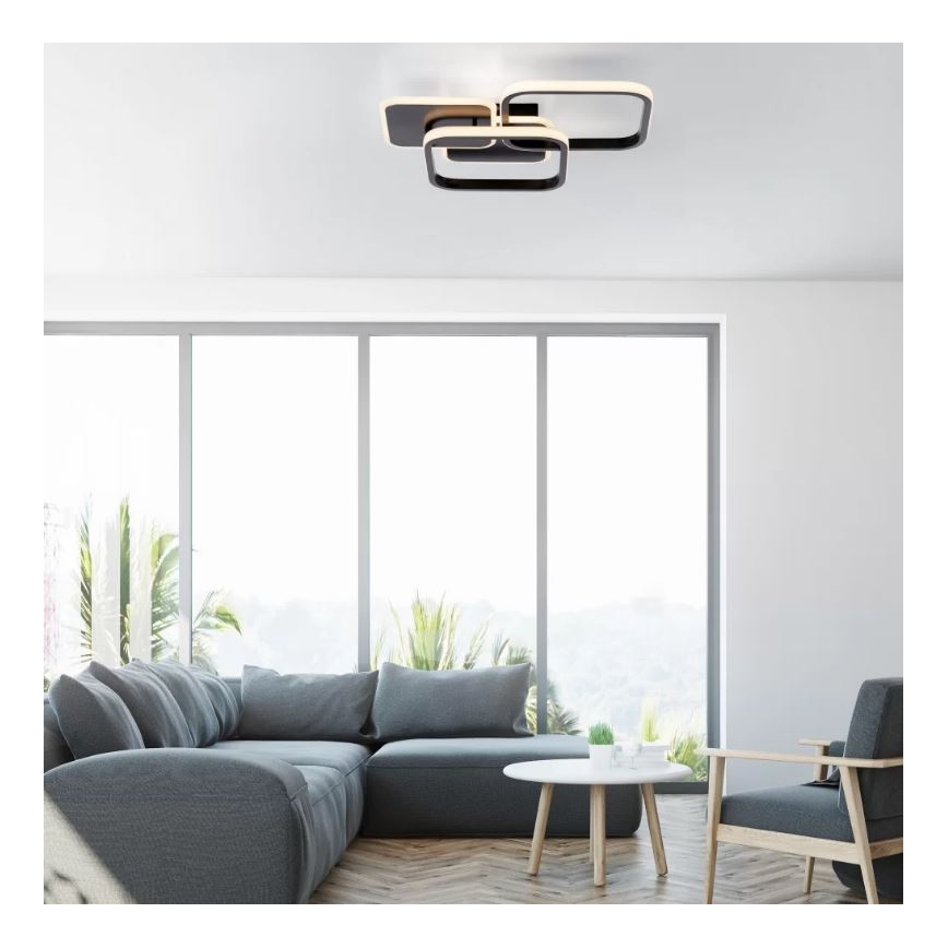 Leuchten Direkt 14117-18 - LED Laevalgusti SEVENT LED/36W/230V must