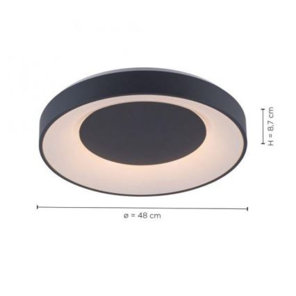 Leuchten Direkt 14346-18 -LED RGB Hämardatav laevalgusti ANIKA LED/26,5W/230V Tuya 2700-5000K + Pult