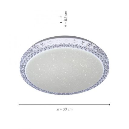 Leuchten Direkt 14370-00 - LED Hämardatav laevalgusti FRIDA LED/12W/230V