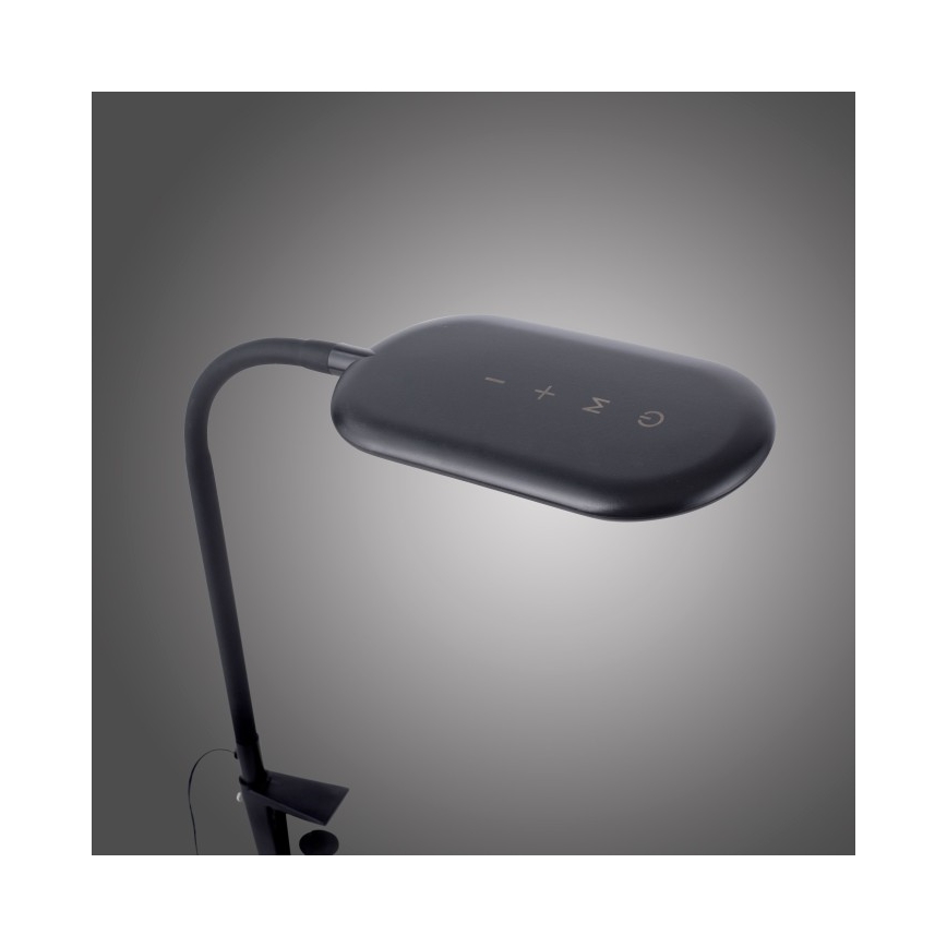 Leuchten Direkt 14404-18-LED Hämardatav laualamp klambriga KELLY LED/7W/230V 3000/4000/6000K