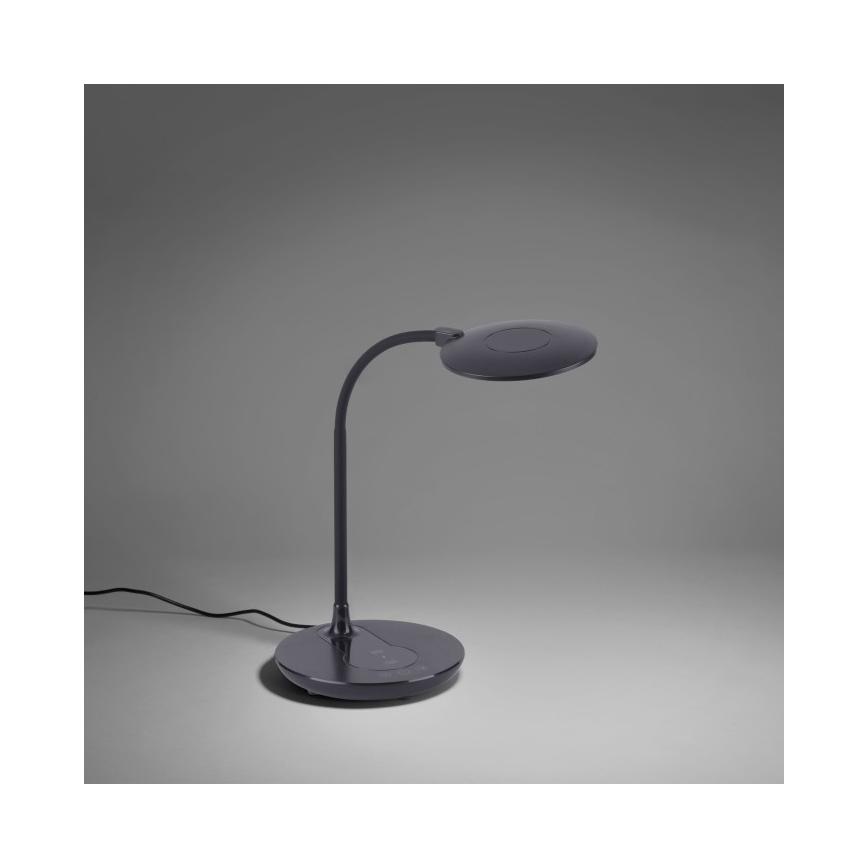 Leuchten Direkt 14416-18 - LED Hämardatav puutetundlik laualamp juhtmevaba laadimisega ASTRID LED/5W/230V 3000/4000/5500K + USB