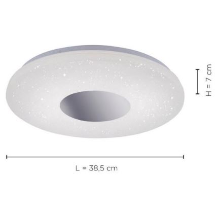 Leuchten Direkt 14422-17 - LED Vannitoa laevalgusti anduriga LAVINIA LED/18W/230V IP44