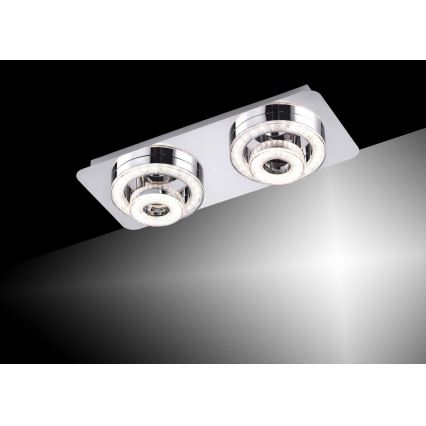 Leuchten Direkt 14521-17 - LED Laevalgusti TIM 2xLED/2,8W/230V + 2xLED/3,1W