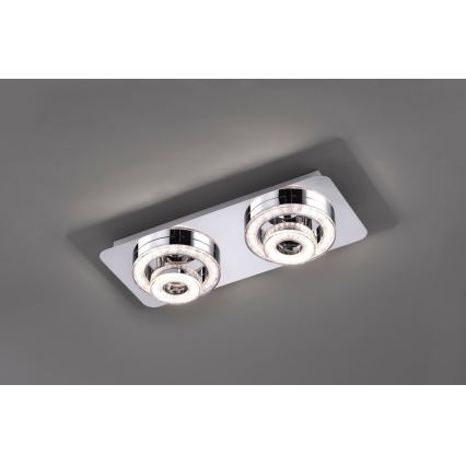 Leuchten Direkt 14521-17 - LED Laevalgusti TIM 2xLED/2,8W/230V + 2xLED/3,1W