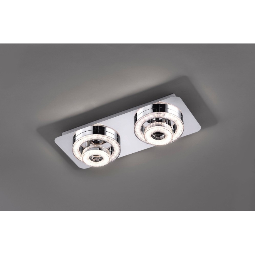 Leuchten Direkt 14521-17 - LED Laevalgusti TIM 2xLED/2,8W/230V + 2xLED/3,1W
