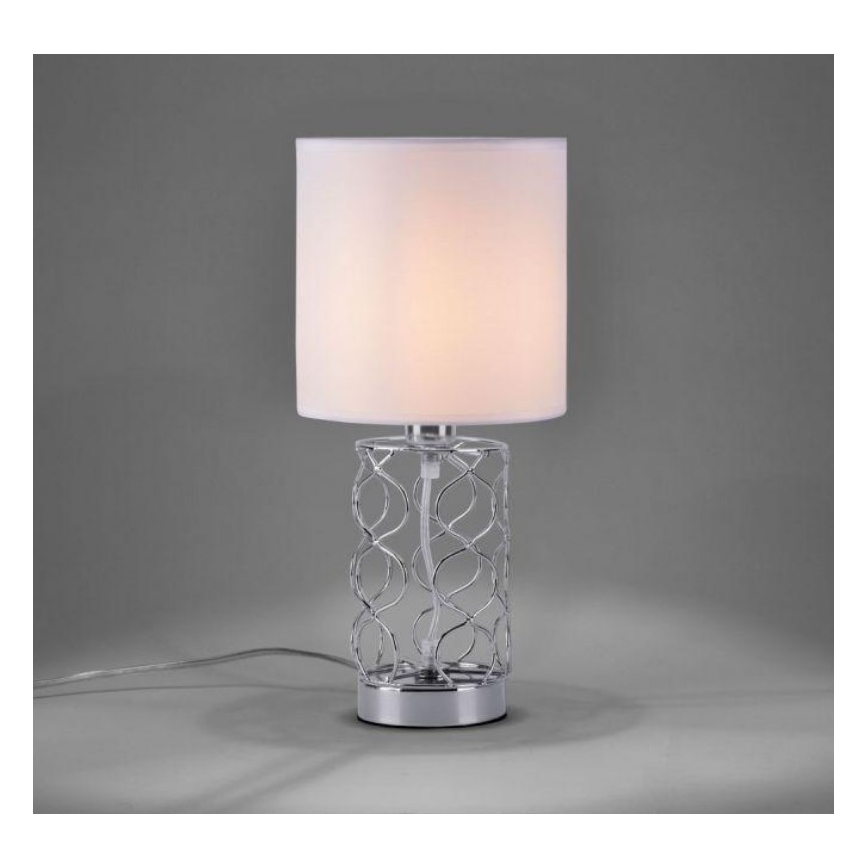 Leuchten Direkt 14615-55 - Laualamp DEVA 1xE14/40W/230V matt kroom