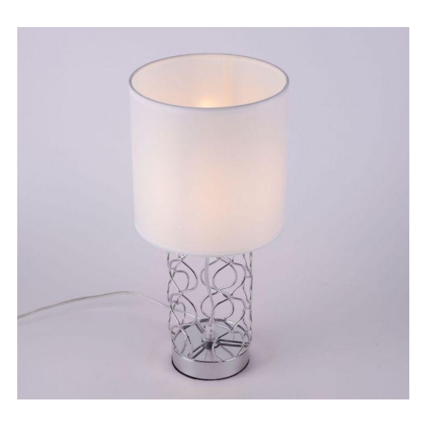 Leuchten Direkt 14615-55 - Laualamp DEVA 1xE14/40W/230V matt kroom