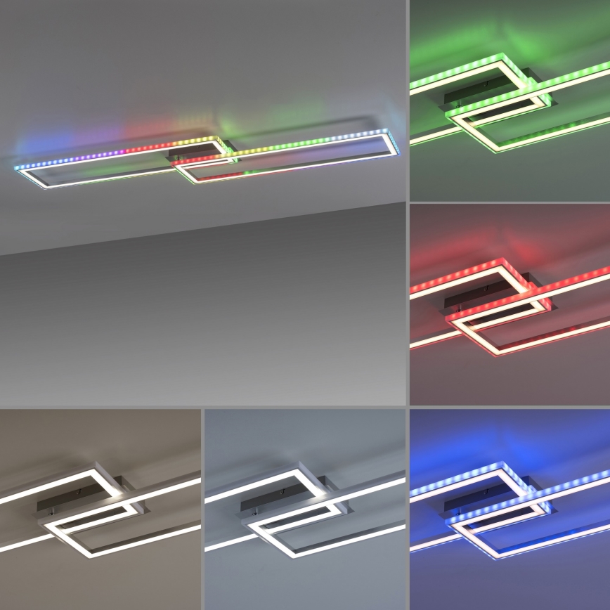Leuchten Direkt 14635-55 - LED RGB Hämardatav laevalgusti FELIX 34,5W/230V + pult