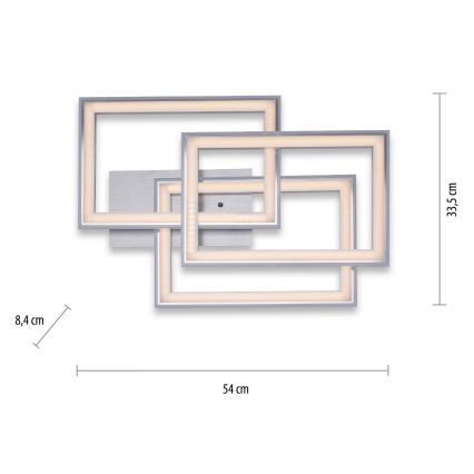 Leuchten Direkt 14636-55-LED RGB Hämardatav laevalgusti FELIX LED/35W/230V+ kaugjuhtimispult