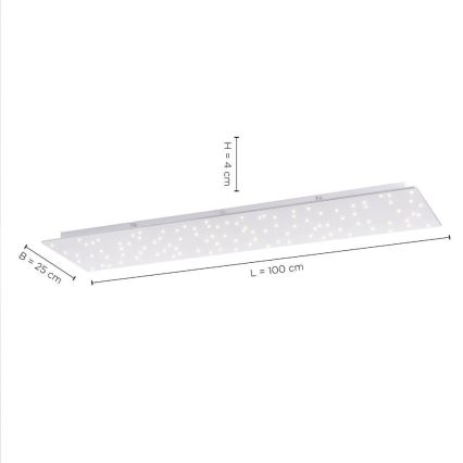 Leuchten Direkt 14672-55 - LED Hämardatav laevalgusti SPARKLE LED/18W/230V 2700-5000K + pult