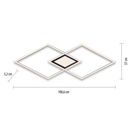 Leuchten Direkt 14695-18 - LED Laevalgusti ASMIN LED/48W/230V