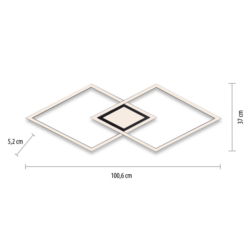Leuchten Direkt 14695-18 - LED Laevalgusti ASMIN LED/48W/230V